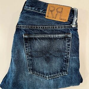 Ralph Lauren Double RL Slim Narrow Blue Jeans